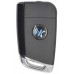 LLAVE CONTROL TIPO VW MQB DE PRESENCIA PARA GENERAR MINI KD 3 BOTONES SIN INSERTO Y SIN CHIP (serie B )