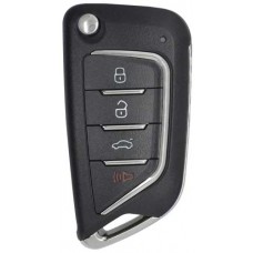 LLAVE CONTROL TIPO BMW PARA GENERAR MINI KD 4 BOTONES SIN INSERTO Y SIN CHIP (serie B )