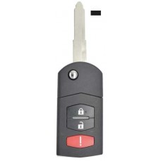 LLAVE MAZDA  6 Sedan y Mazda RX-8  MOD 05/09 FRECUENCIA (KPU41788) CON CONTROL Y CHIP 4D 63    3 BOTONES ABATIBLE 315 MHZ