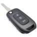 LLAVE RENAULT Logan 2 Sandero 2 Duster MOD 13/16 FRECUENCIA CWTWB1G767 CON CONTROL Y CHIP PCF7961M 4A Chip 3 BOTONES ABATIBLE 433MHZ