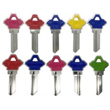 LLAVE RESIDENCIAL Alba SC1P Niquelada colores surtidos (10 pzas) 