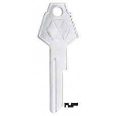 LLAVE DODGE Niquelada CHR-8S hexagono JMA (5 pzas) (A68)