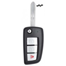 LLAVE NISSAN ROUGE Mod. 14-20, c/control llave abatible 3 botones con CHIP 4A  FC. CWTWB1G767  de 434 Mhz