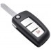 LLAVE NISSAN ROUGE Mod. 14-20, c/control llave abatible 3 botones con CHIP 4A  FC. CWTWB1G767  de 434 Mhz