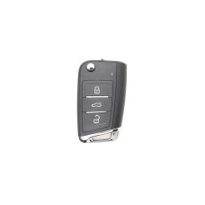 LLAVE CONTROL TIPO VW  MQB PARA GENERAR XHORSE 3 BOTONES SIN INSERTO Y SIN CHIP (serie B)