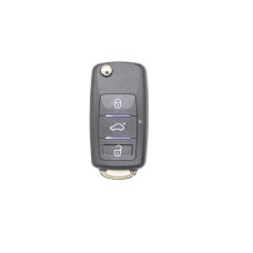 LLAVE CONTROL TIPO VW  CLASICO PARA GENERAR XHORSE 3 BOTONES SIN INSERTO Y CON CHIP (serie NB)