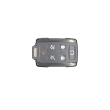 CONTROL DE ALARMA CHEVROLET SILVERADO, GMC SIERRA MOD 2019/2021 6 BOTONES FC.M3N-32337200 DE 434  MHZ (marco negro)