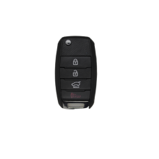 CARCASA KIA  con llave Abatible 4 botones para control de alarma 