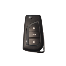 CARCASA TOYOTA Corolla-Camry mod. 14, llave ragata de 3 botones para control de alarma CARCASA TOYOTA Corolla-Camry mod. 14, llave ragata de 3 botones para control de alarma