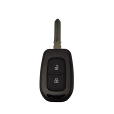 CARCASA RENAULT Sandero-Oroch-Stepway de 2 botones con llave para control de alarma corte derecho CARCASA RENAULT Sandero-Oroch-Stepway de 2 botones con llave para control de alarma corte derecho