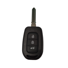 CARCASA RENAULT Sandero-Oroch-Stepway de 3 botones con llave para control de alarma corte derecho CARCASA RENAULT Sandero-Oroch-Stepway de 3 botones con llave para control de alarma corte derecho