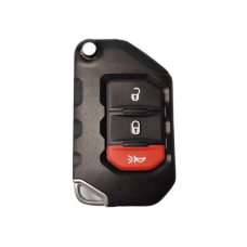 CARCASA JEEP Wrangler mod 18-21, Jeep Gladiator-Sahara mod. 20-21 de 3 botones para control de alarma CARCASA JEEP Wrangler mod 18-21, Jeep Gladiator-Sahara mod. 20-21 de 3 botones para control de alarma