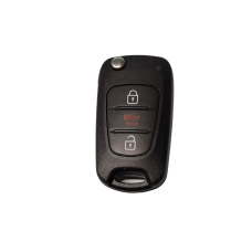 CARCASA KIA Soul mod. 11-13 con llave Abatible, Corte Normal 3 botones para control de alarma 