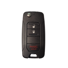 LLAVE JEEP RENEGADE MOD. 15-21, FIAT 500X MOD. 16-19 DE 3 BOTONES CON LLAVE REGATA FC 2ADFTFI5AM433TX DE 433 Mhz CHIP 48 MQB (boton panico)