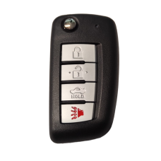CARCASA NISSAN Xtrail, Juke, Murano, Micra, Tiida, Altima, Maxima,Kicks mod. 05-14, llave abatible 4 botones 