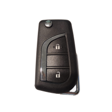 CARCASA TOYOTA ABATIBLE LLAVE REGATA 2 BOTONES PARA CONTROL DE ALARMA