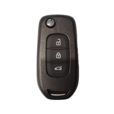 CARCASA RENAULT Captur, Symbol, Kadjar,Megane 3 * 3 botones con llave Abatible para control de alarma