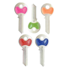 LLAVE RESIDENCIAL Alba R1P Niquelada colores surtidos (10 pzas)