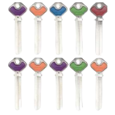 LLAVE RESIDENCIAL PHI-52L Niquelada colores surtidos (10 pzas) (R52L)