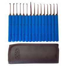 JUEGO DE GANZUAS con estuche (15 pzas)