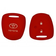 FUNDA DE SILICION PARA CONTROL  TOYOTA  AVANZA ROJO
