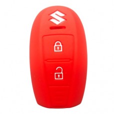 FUNDA DE SILICION PARA CONTROL  SUZUKI CONTROL MEDIANO ROJO 