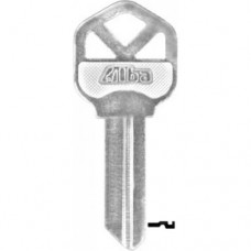 LLAVE RESIDENCIAL Alba E109A Niquelada (500 pzas)