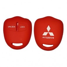 FUNDA DE SILICION PARA CONTROL  MITSUBISHI      L200 LLAVE     ROJO