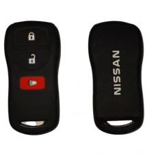 FUNDA DE SILICION PARA CONTROL  NISSAN CONTROL KBRASTU 3 BOTONES NEGRO