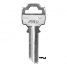 LLAVE RESIDENCIAL Alba R55  Niquelada (500 pzas)