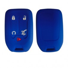 FUNDA DE SILICION PARA CONTROL  SUBURBAN 5 BOTONES  AZUL
