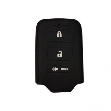 FUNDA DE SILICION PARA CONTROL  HONDA CITY 3 BOTONES   NEGRO