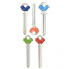 LLAVE RESIDENCIAL Alba R52LP Niquelada colores surtidos (10 pzas)
