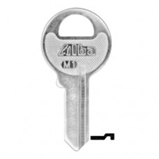 LLAVE RESIDENCIAL Alba M1  Niquelada (500 pzas)