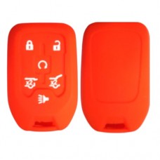FUNDA DE SILICION PARA CONTROL  SUBURBAN 6 BOTONES ROJO