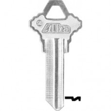 LLAVE RESIDENCIAL Alba S6 (SC-1) Niquelada (100 pzas)