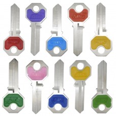 LLAVE RESIDENCIAL Alba R52 Niquelada colores surtidos (500 pzas)