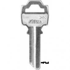 LLAVE RESIDENCIAL Alba R55 Niquelada (100 pzas)
