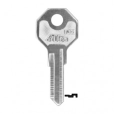 LLAVE RESIDENCIAL Alba T32  Niquelada (500 pzas)