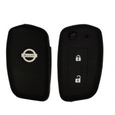 FUNDA DE SILICION PARA CONTROL  NISSAN      XTRAIL 2 BOTONES    NEGRO