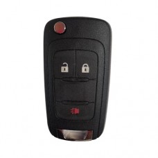 LLAVE CHEV. Cruze 11-16 Equinox-Camaro 10-16 Sonic 12-15 Malibu 13-16 Abatible c/control 3 botones FC. OHT01060512 de 315 Mhz *SIN INSERTO*