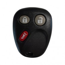 CARCASA CHEVROLET TrailBlazer 3 botones para control de alarma (base p/pila en tapa) 