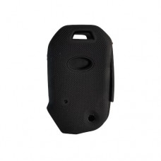 FUNDA DE SILICION PARA CONTROL  KIA  FLIP NEGRO